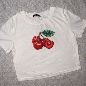 Cherry Crop Top